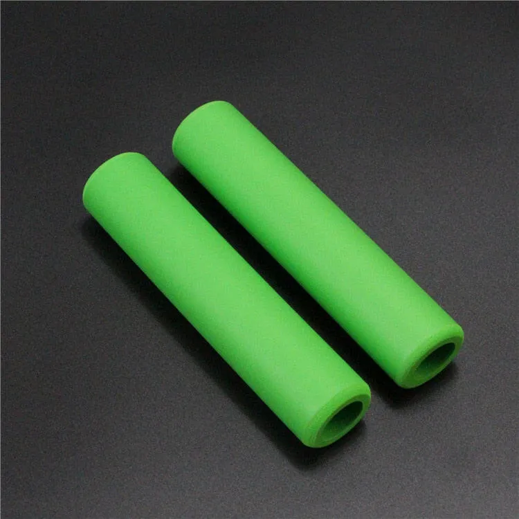 1 Pair Set Handlebar Silica Super Soft Gel Foam Silicone Sponge Antiskid Mountain Bike Grips Personalized handlebar plugs