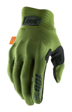 100% Cognito D3O Glove - Army Green-Black