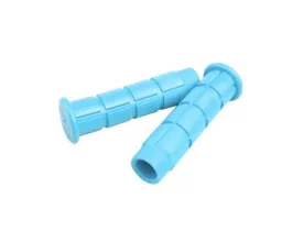 2 Pcs Simple Silicone Cycling Bike Handlebar Grips - Blue