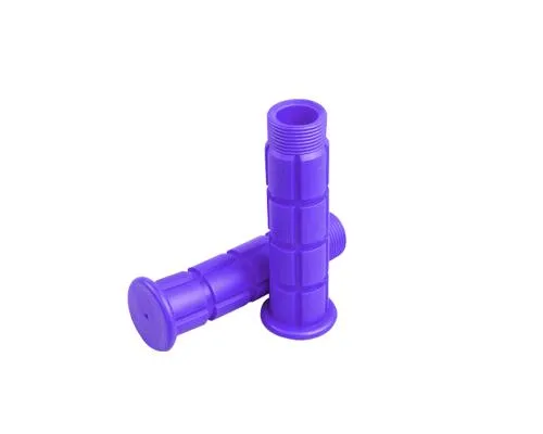 2 Pcs Simple Silicone Cycling Bike Handlebar Grips - Purple