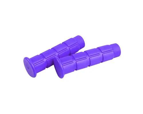 2 Pcs Simple Silicone Cycling Bike Handlebar Grips - Purple