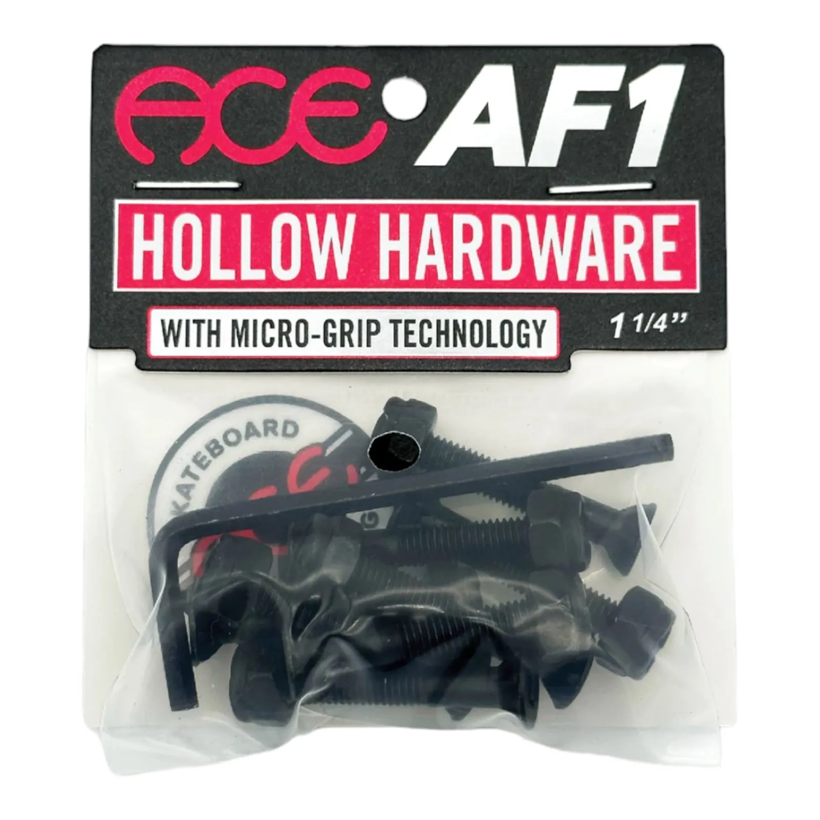 Ace Hollow Bolts w/ Grippers Allen 1 1/4"