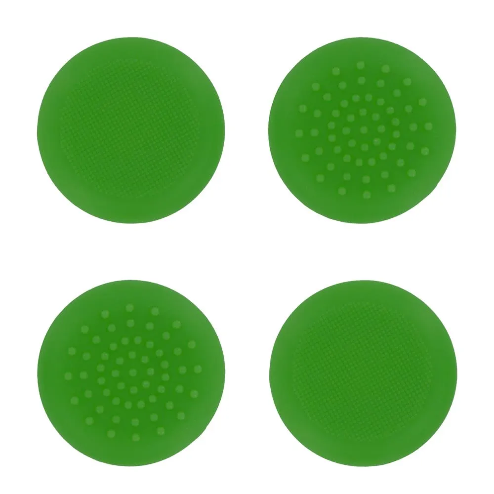 Assecure TPU protective analogue thumb grip stick caps for Microsoft Xbox One- 4 pack green