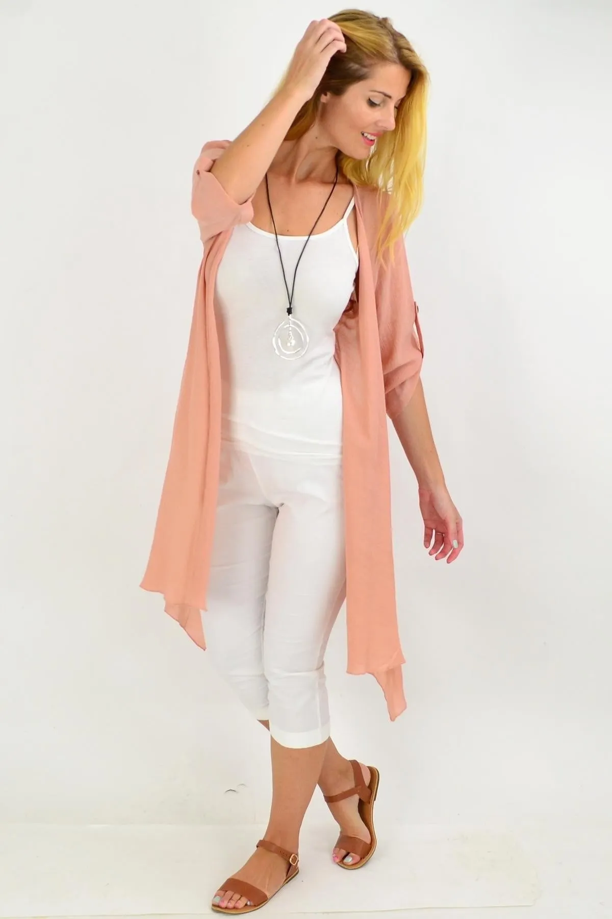 Blush Easy Wear Long Summer Cardi