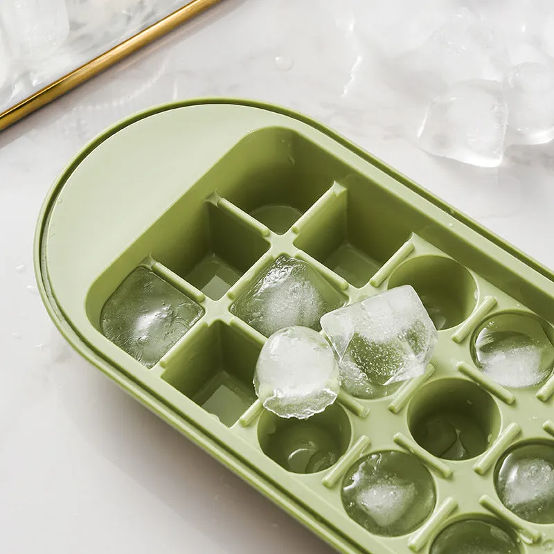 Creative PET Ice Tray Homemade Large-capacity Ice Cube Mold