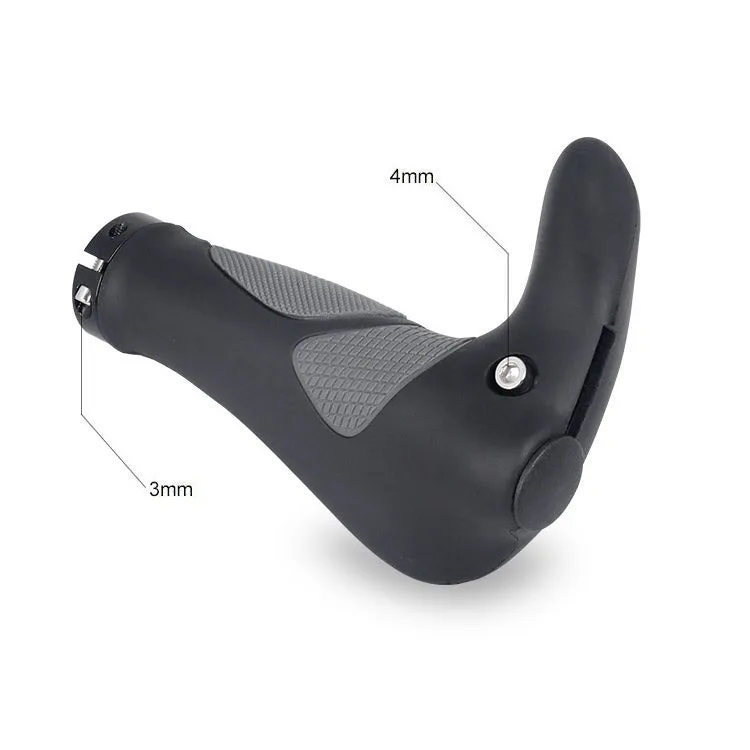 DEEMOUNT BGP110 Mountain Bike Bicycle Rubber Handlebar Cover, Horn Version