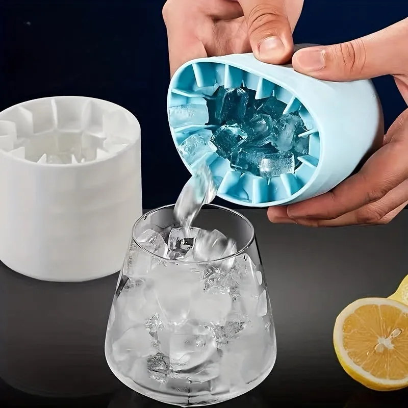 Effortlessly Shape Ice Cubes with our Silicone Mold  Holds 60