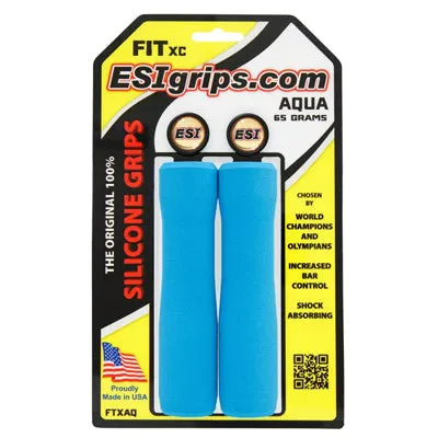 ESI Fit XC Silicone Grips with Plugs 5" 32/34mm - Multi Colors