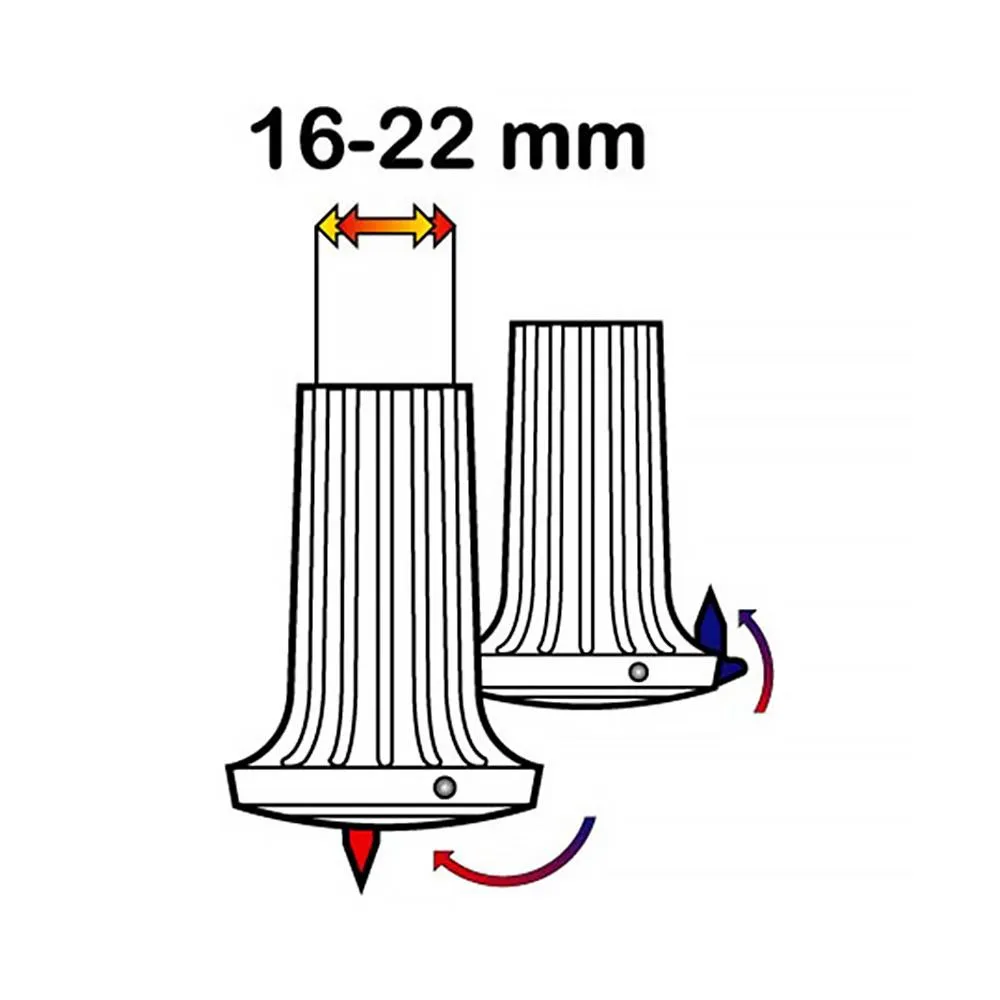 Flip-Up Ice Gripper Cane Tip: Adapts to Ice & Regular Surfaces