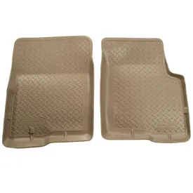 Husky Liners Classic Style Floor Liner Tan - Front | 2002-1996 Toyota 4Runner