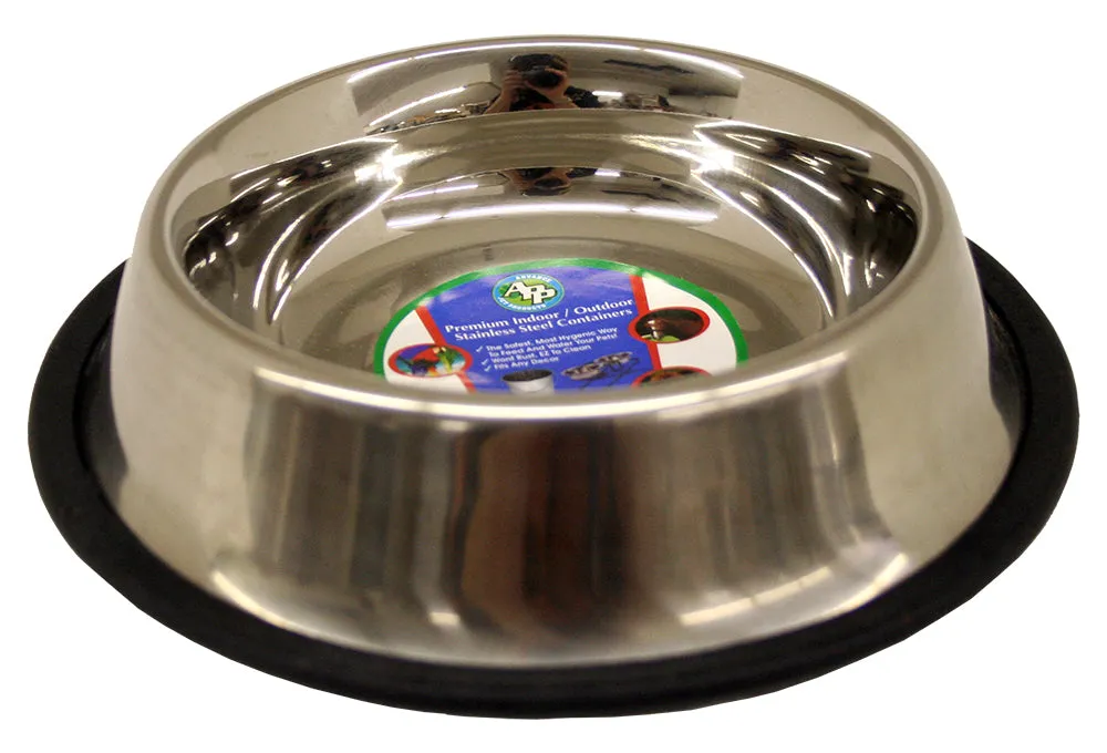 Indipets Non-Tip Stainless Steel Bowl