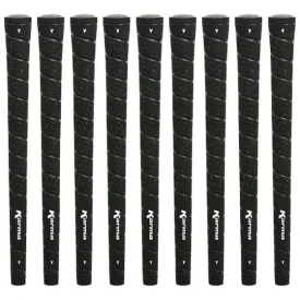 Karma Wrap Black Standard - 9 Piece Golf Grip Bundle