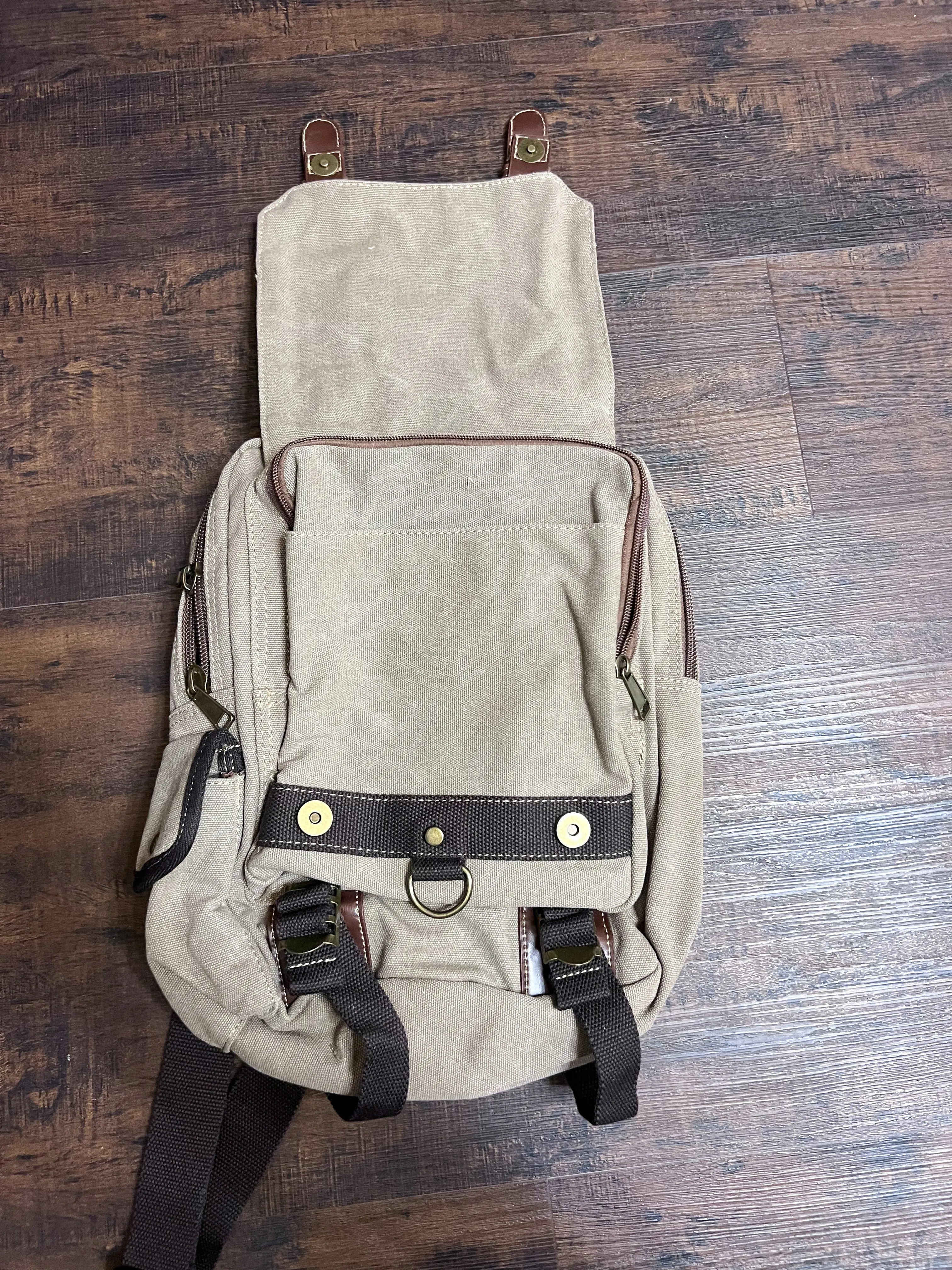 Light Brown Padded Canvas Sling