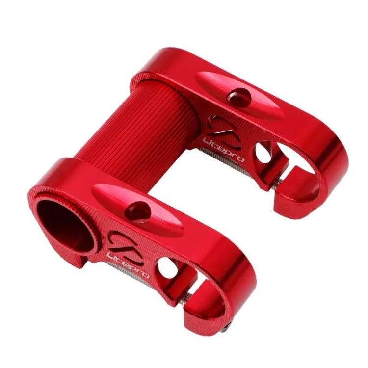 LitePro S95 Folding Bike Hollow Double Stem(Red)