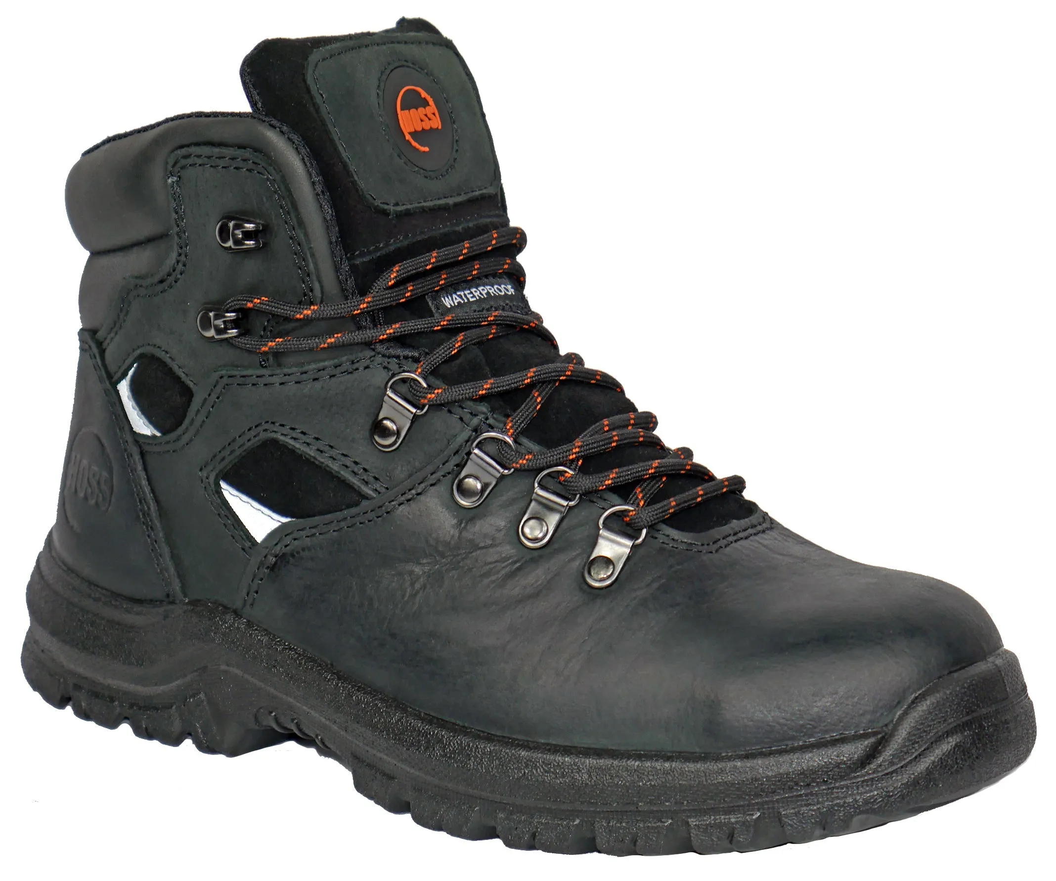 Men's Hoss Adam Black, EH, PR, SR, WP Steel Toe