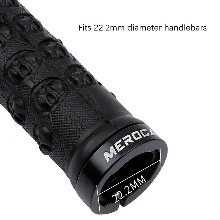 MEROCA Mountain Bike Anti-slip Shock Absorber Riding Grip Cover, Style: Bilateral Lock Thread ME15 Green