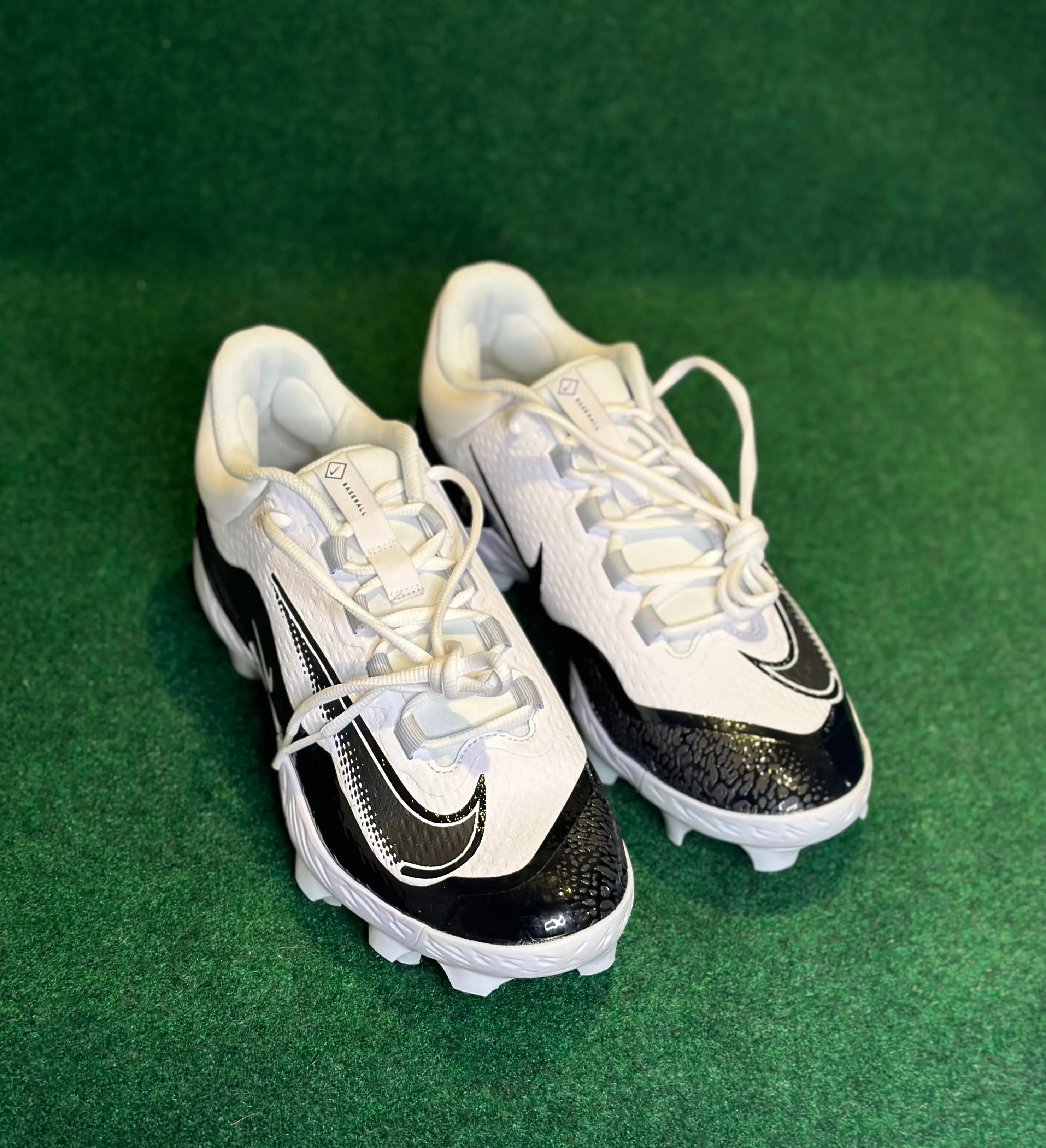 NIKE ALPHA HUARACHE ELITE 4 LOW MCS BASEBALL CLEATS FD6255-101 Size 11.5