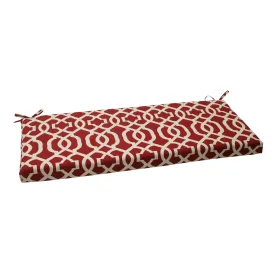 Outdoor/Indoor New Geo Red Bench Cushion