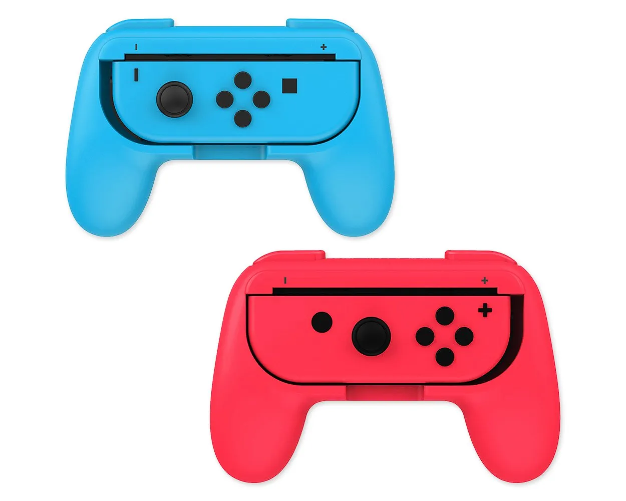 Pack of 2 Nintendo Switch Grip Kits -  Blue and Red