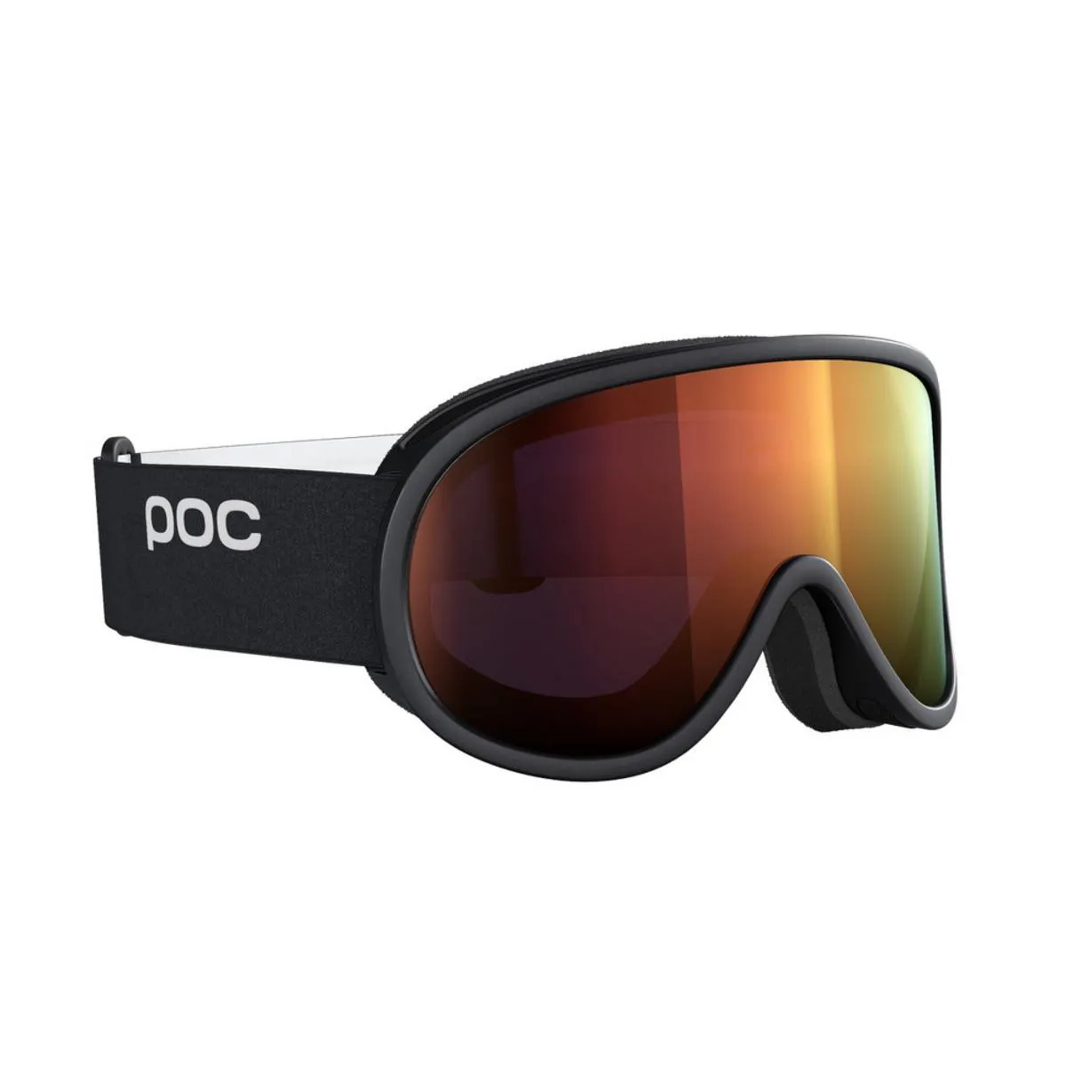 POC Retina Ski Goggles Partly Sunny Orange Lens - Uranium Black Frame