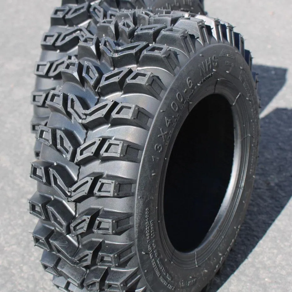 (Qty: 1) Antego 13X4.00-6 ATW-046 2 ply Snow tires Directional