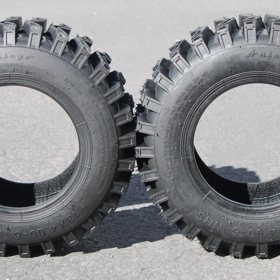 (Qty: 1) Antego 13X4.00-6 ATW-046 2 ply Snow tires Directional