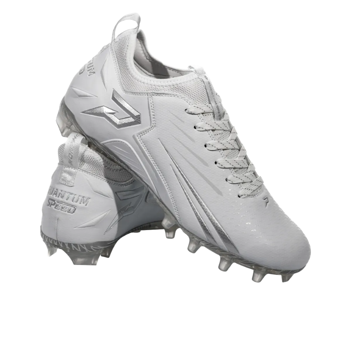 Quantum Speed: Football Cleats - White - Team Colors