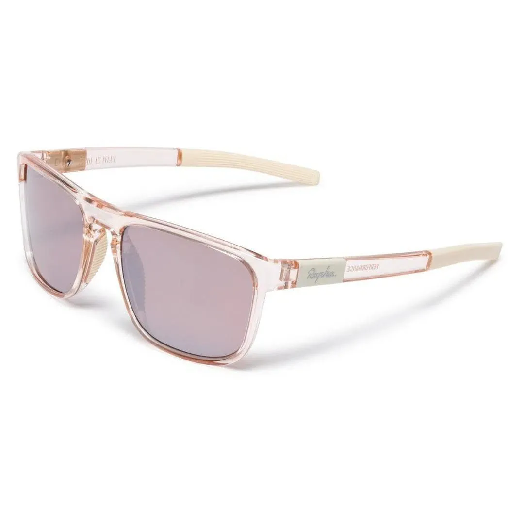 RAPHA Classic Eyewear - PTB Pink Transparent/Black Mirror Lens