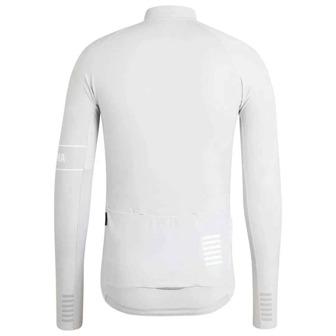 RAPHA Pro Team Thermal Long  Sleeve Jersey - Grey