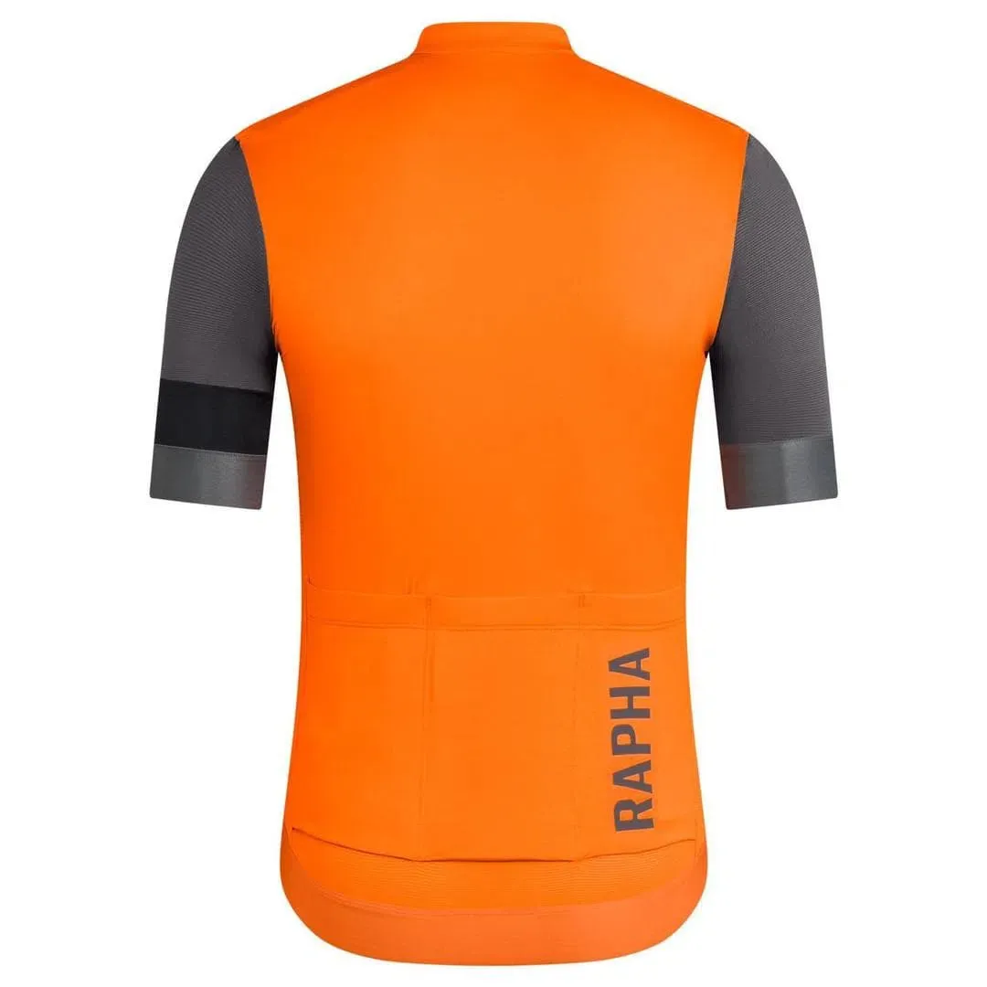 RAPHA Pro Team Training Jersey - OGA Orange/Carbon Grey/Black