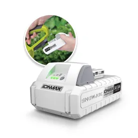 Snow Joe 24VBAT-LTX CERTIFIED AUTHENTIC IONMAX 24-Volt* 1.5-Ah Lithium-ION Battery | Universal for all JOE Brands (Sun Joe, Auto Joe, Snow Joe, Power Joe) IONMAX Devices | Battery Management System | 3-Stage LED Display