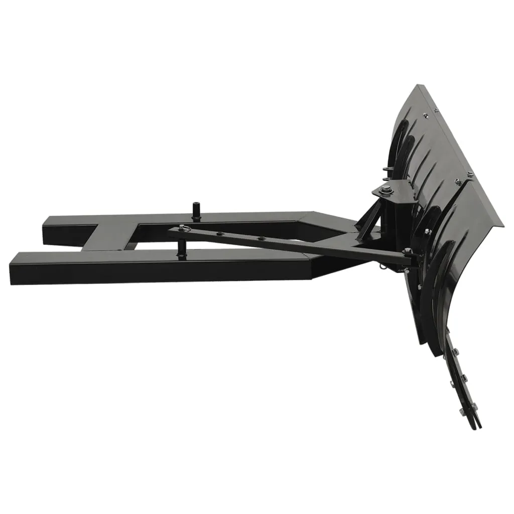 Snow Plough for Forklift 200x48 cm Black