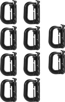 VAB1 10 Pack Multipurpose D-Ring Buckle