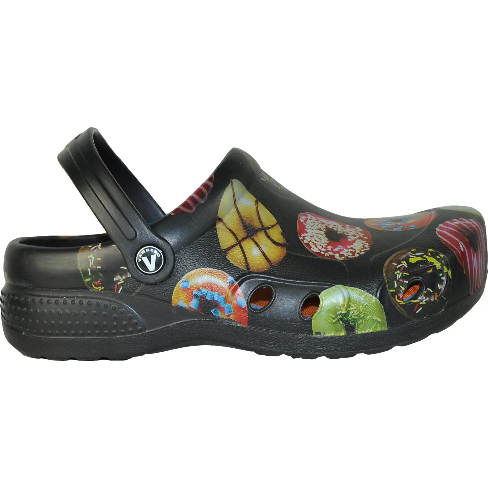 VANGELO Men Slip Resistant Clog RITZ Donuts