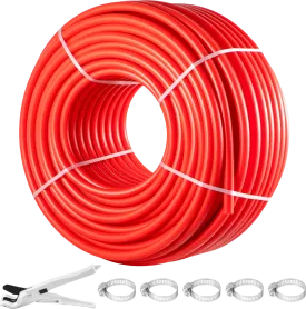 Vevor PEX Tubing Pipes 1" x 500' Non Oxygen Barrier PEX-B Tube for Radiant Floor Heating Systems Red New