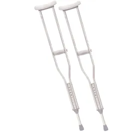 Walking Crutches with Underarm Pad and Handgrip, Adult (1 pair)