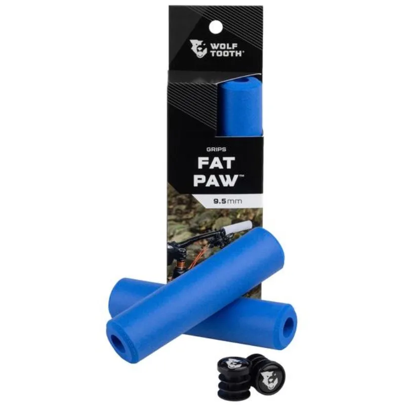 Wolf Tooth Fat Paw Grips 9.5mm Blue