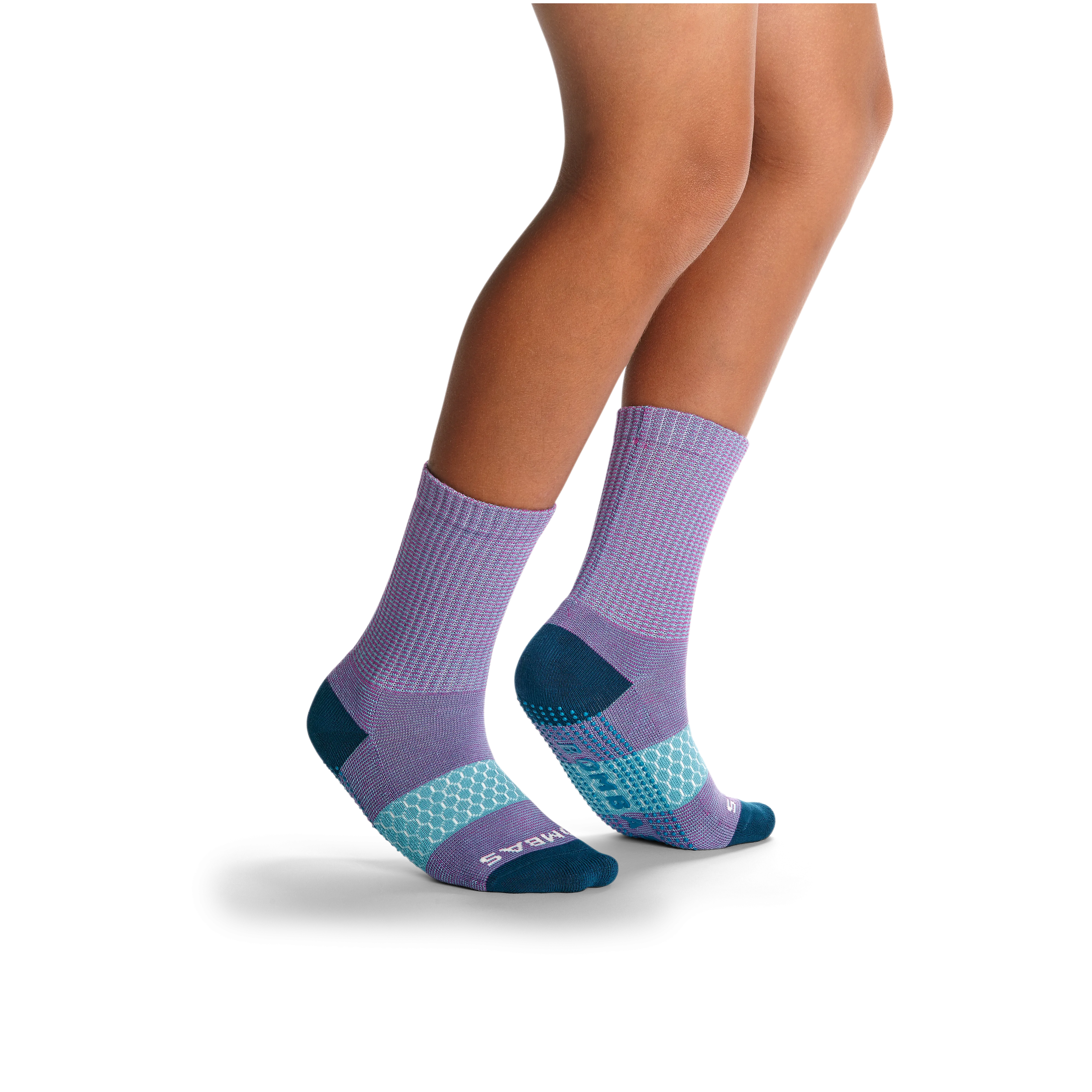 Youth Microstripe Gripper Calf Sock 4-Pack