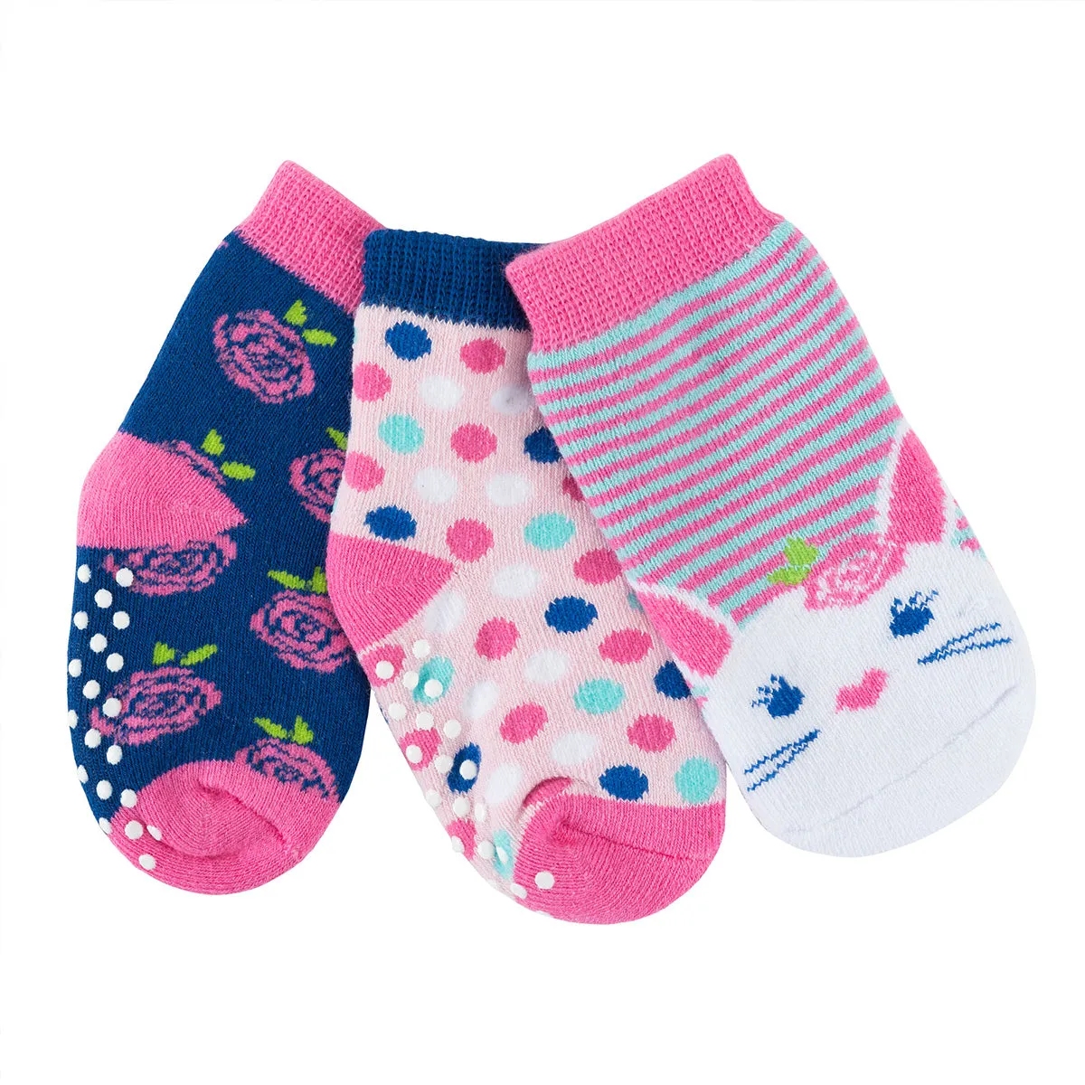 ZOOCCHINI - 3pair Comfort Terry Socks  0-24M